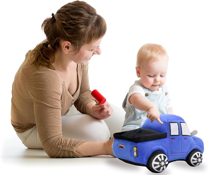 Soft Little Blue Truck Stuffed Pickup Toy