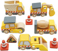 Toy Van Wooden Construction Vehicles Set