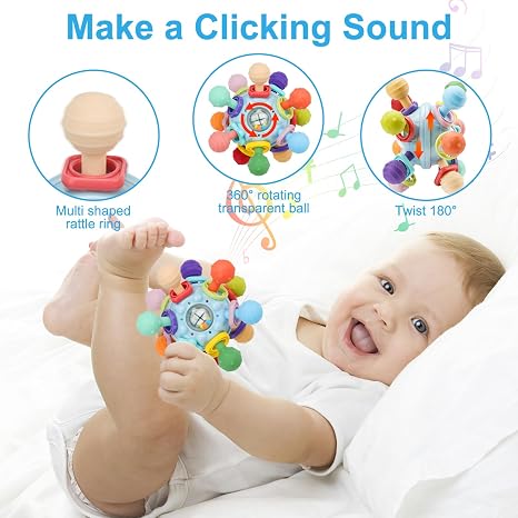 Baby Montessori Sensory Teething Toy