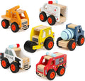 Wooden Cars for Toddlers Car Toys, Push and Go Vehicle